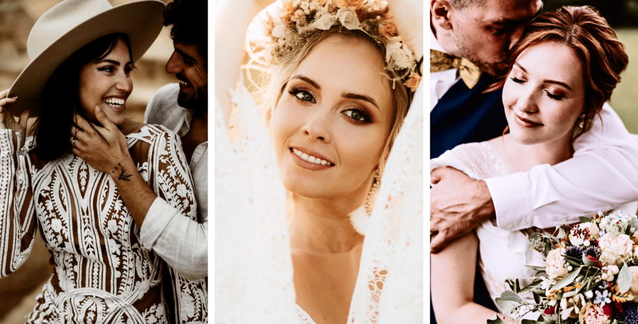 boho bridal beauty look