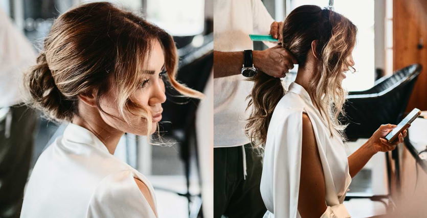 getting a wedding hair trial